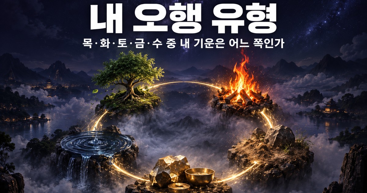 기토 · 다 받아주는 밭 — 내 오행 유형 결과