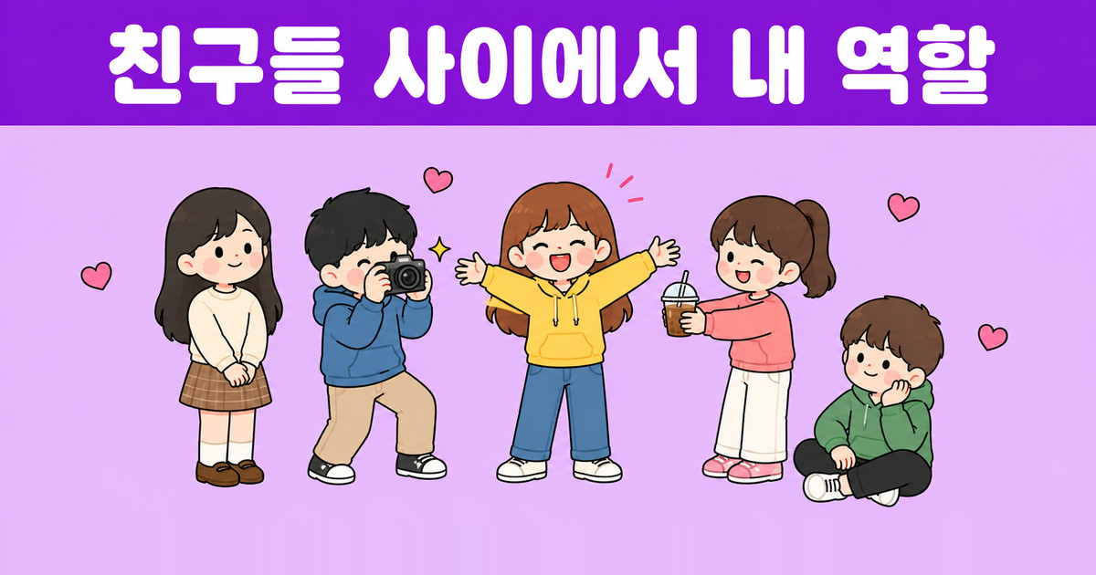 친구들 사이에서 내 역할