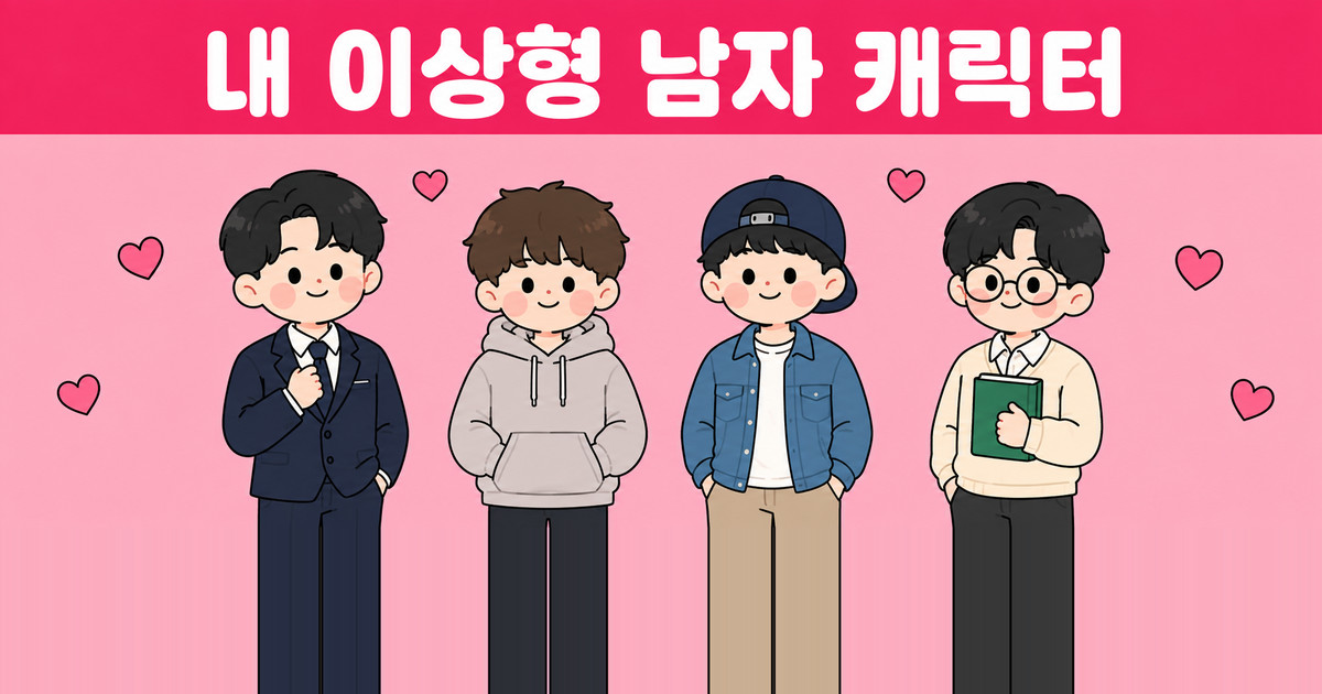내 이상형 남자 캐릭터