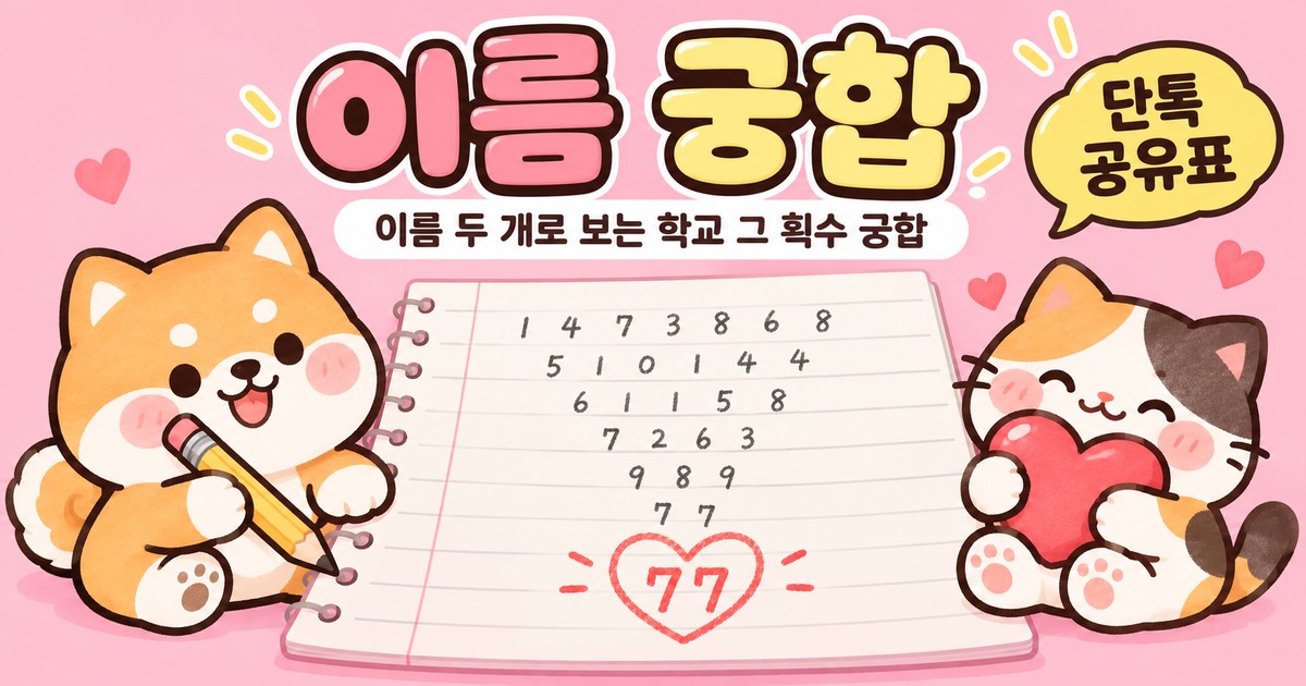 이름 궁합