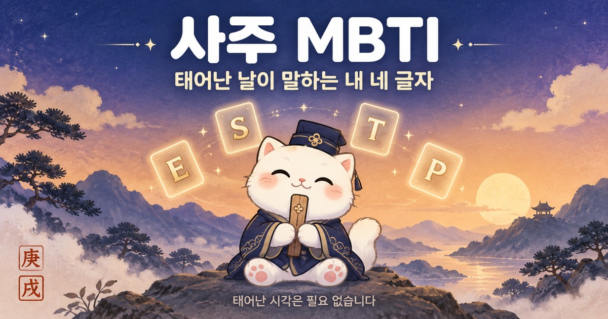 사주 MBTI