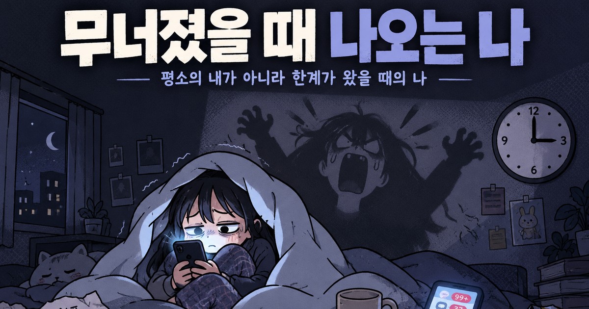 새벽 3시 계획표 — 무너졌을 때 나오는 나 결과